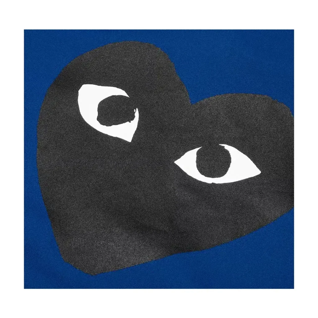 Comme des Garcons PLAY Play Big Black Heart Zip Up Hoodie Piece