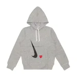 Comme des Garcons PLAY x Nike Hoodie Front