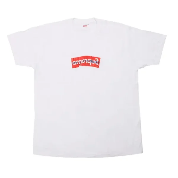 Supreme Comme Des Garcons SHIRT Box Logo Tee White Back