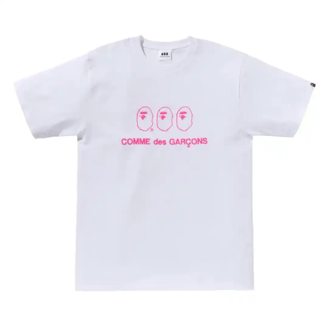 BAPE x Comme des Garcons Osaka I Tee White Front BAPE x Comme des Garcons Osaka I Tee White Front