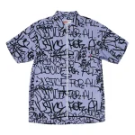 Supreme Comme des Garcons SHIRT Graphic SS Shirt Blue Stripe Front