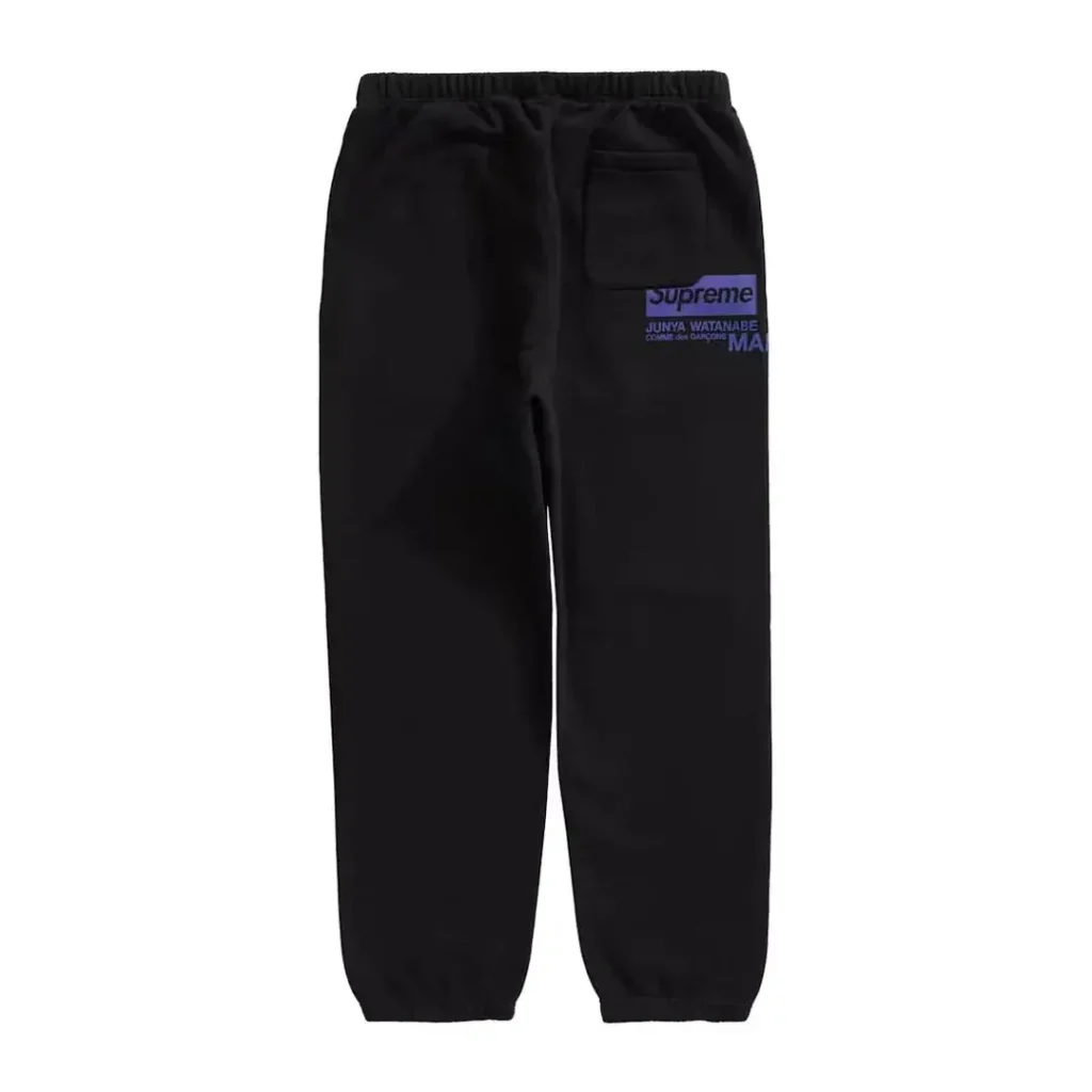 Supreme JUNYA WATANABE CDG MAN Sweatpant Black Front